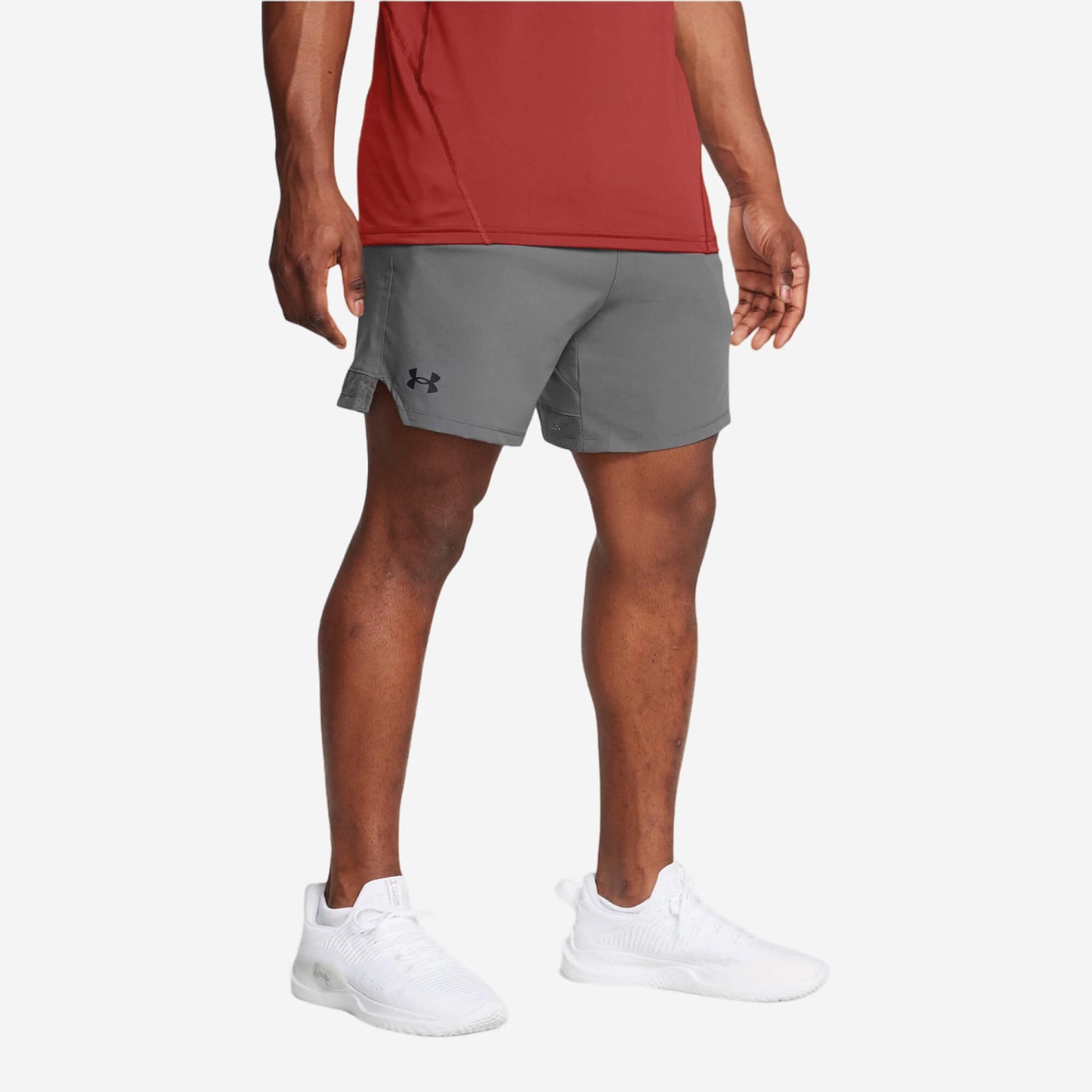 Under Armour Vanish Woven 6" Shorts - Castlerock Grey